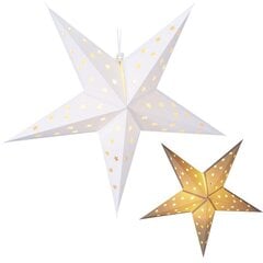 декоративная бумажная звезда цена и информация | Рождественское украшение CA1031, 10 см | pigu.lt