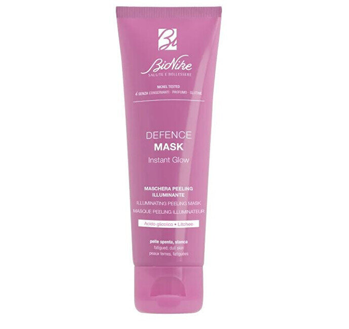 Nuplaunama veido kaukė Bionike Defence Mask Instant Glow, 75 ml цена и информация | Veido kremai | pigu.lt