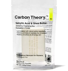Очищающее мыло для лица Carbon Theory Day-Lite Salicylic Acid Exfoliating Bar, 100 г цена и информация | Средства для очищения лица | pigu.lt