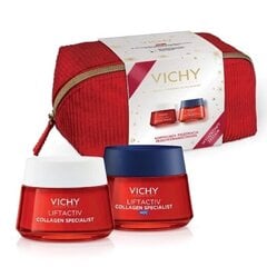 Набор Vichy Liftactive Collagen Specialist для женщин: дневной крем, 50 мл + ночной крем, 50 мл цена и информация | Кремы для лица | pigu.lt