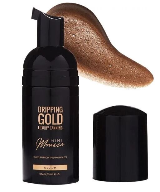 Savaiminio įdegio putos Dripping Gold Mini Mousse Medium, 90 ml kaina ir informacija | Savaiminio įdegio kremai | pigu.lt