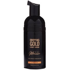 Savaiminio įdegio putos Dripping Gold Mini Mousse Ultra Dark, 90 ml цена и информация | Кремы для автозагара | pigu.lt