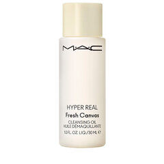 Makiažo valiklis Mac Hyper Real Fresh Canvas Cleansing Oil, 30 ml kaina ir informacija | Veido prausikliai, valikliai | pigu.lt