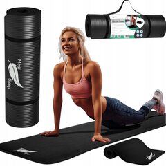 Черный коврик для упражнений Medi Sleep цена и информация | Коврики для йоги, фитнеса | pigu.lt
