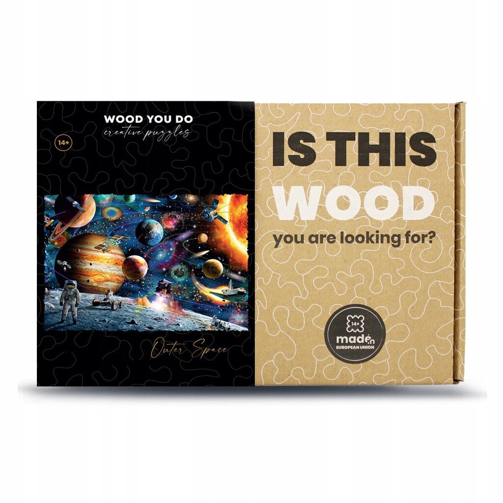 Medinės dėlionės Kosmosas Wood You Do, 240d. kaina ir informacija | Dėlionės (puzzle) | pigu.lt