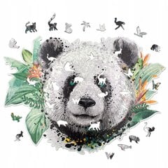 Деревянные пазлы Пушистая панда | 550 деталей | XXL цена и информация | Пазлы | pigu.lt