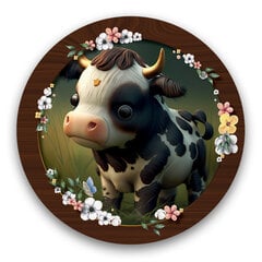 Деревянный пазл "Корова" | 40 деталей | XL цена и информация | Пазлы | pigu.lt