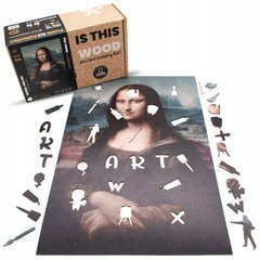 Medinė dėlionė Leonardo Da Vinci Mona Lisa Wood You Do, 700d. kaina ir informacija | Dėlionės (puzzle) | pigu.lt