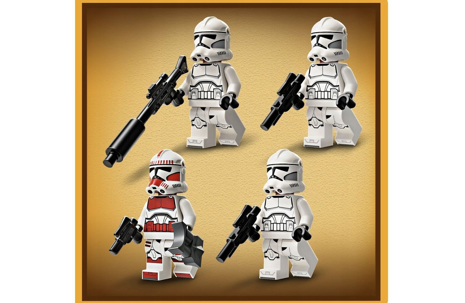 75372 Боевой набор LEGO® Star Wars с солдатом армии клонов и боевым дроидом  цена | pigu.lt