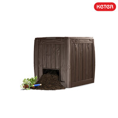 Товар с повреждением. Ящик для компоста Deco Composter With Base 340L коричневый цена и информация | Товары с повреждениями | pigu.lt