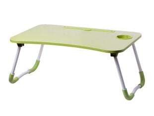 Nešiojamas kompiuterio stalas, žalias цена и информация | Компьютерные, письменные столы | pigu.lt