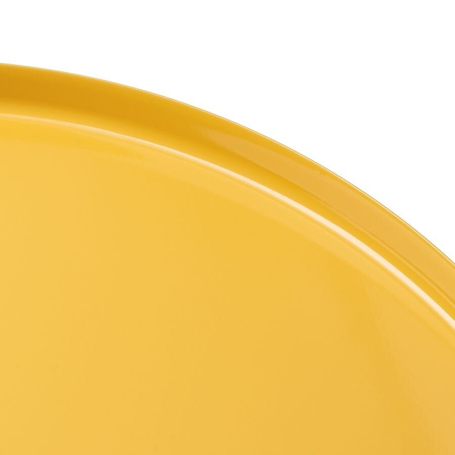 Apvalus stalas Loft, geltonas kaina ir informacija | Virtuvės ir valgomojo stalai, staliukai | pigu.lt