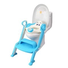 Сиденье для туалета со ступенькой, синее цена и информация | Детские горшки | pigu.lt