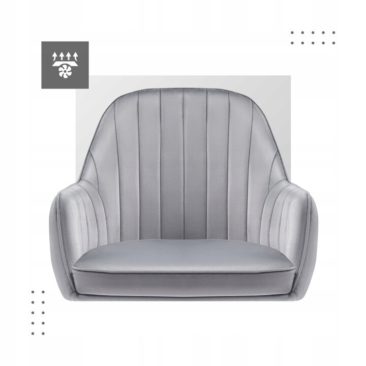Kėdė Markadler Prince 6.0, pilka kaina ir informacija | Virtuvės ir valgomojo kėdės | pigu.lt