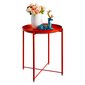 Kavos staliukas Loft, raudonas kaina ir informacija | Virtuvės ir valgomojo stalai, staliukai | pigu.lt