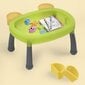 Daugiafunkcinis vaikiškas stalas, žalias/pilkas kaina ir informacija | Vaikiškos kėdutės ir staliukai | pigu.lt