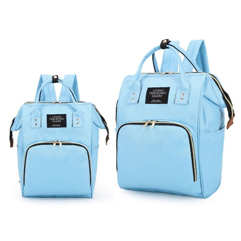 Mamos krepšys- kuprinė, blue kaina ir informacija | Vežimėlių priedai | pigu.lt