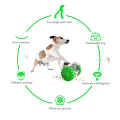 Interaktyvus žaislas ir maisto dozatorius LIVMAN H-43 naminiams gyvūnėliams 2 viename kaina ir informacija | Žaislai šunims | pigu.lt