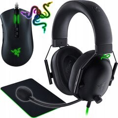 Razer Gigantus DeathAdder BlackShark V2 X komuterinių žaidimų rinkinys, 3 vnt. kaina ir informacija | Pelės | pigu.lt