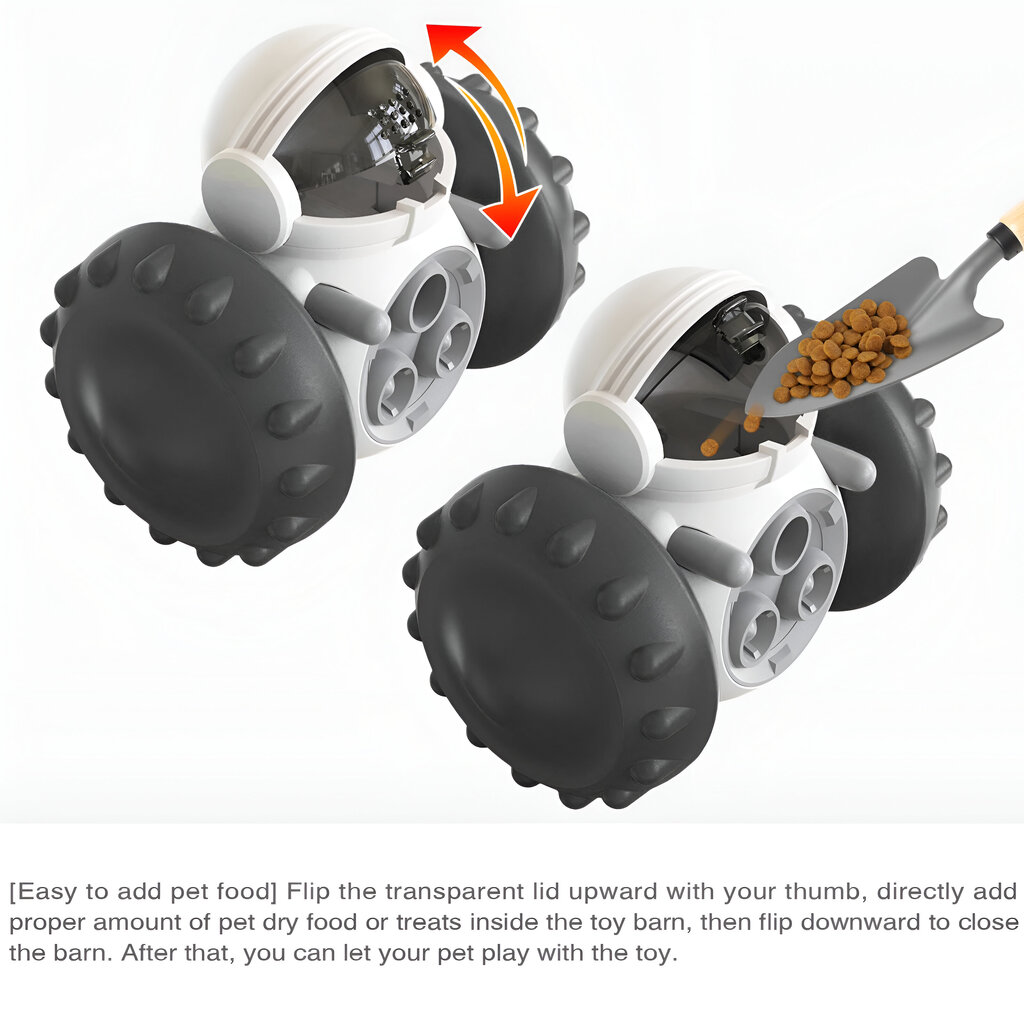 Interaktyvus žaislas ir maisto dozatorius LIVMAN H-43 naminiams gyvūnėliams 2 viename kaina ir informacija | Žaislai šunims | pigu.lt
