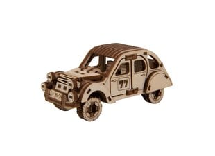 Medinis konstruktorius Wooden city Rally Car 2 Citroen 2CV цена и информация | Конструкторы и кубики | pigu.lt