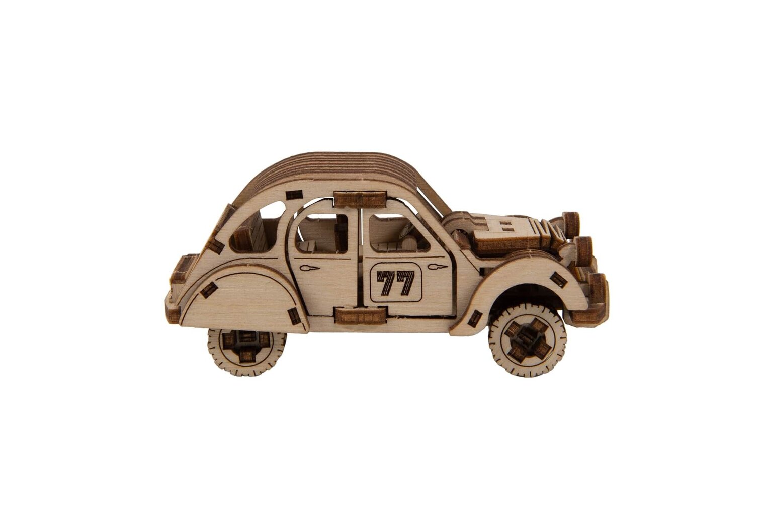 Medinis konstruktorius Wooden city Rally Car 2 Citroen 2CV цена и информация | Konstruktoriai ir kaladėlės | pigu.lt