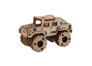 Medinis konstruktorius Wooden city Monster Truck 2 Hummer H1 цена и информация | Конструкторы и кубики | pigu.lt