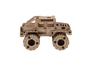 Medinis konstruktorius Wooden city Monster Truck 2 Hummer H1 цена и информация | Конструкторы и кубики | pigu.lt