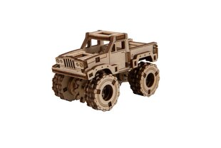 Medinis konstruktorius Wooden city Monster Truck 3 kaina ir informacija | Konstruktoriai ir kaladėlės | pigu.lt