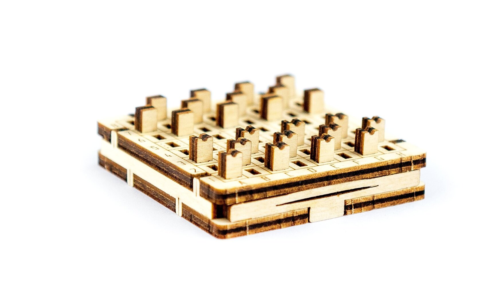 Medinis konstruktorius Wooden city Stalo žaidimas, 31 d. цена и информация | Konstruktoriai ir kaladėlės | pigu.lt