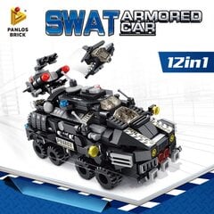 Konstruktorius Swat Armored Car 12In1, 572 d. kaina ir informacija | Konstruktoriai ir kaladėlės | pigu.lt