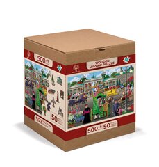 Medinė dėlionė su figūrėlėmis Wooden city Paryžiaus aikštė Berlyne, 505 d. kaina ir informacija | Dėlionės (puzzle) | pigu.lt