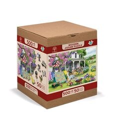 Medinė dėlionė su figūrėlėmis Wooden city Sodas, 505 d. kaina ir informacija | Dėlionės (puzzle) | pigu.lt