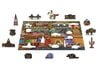 Medinė dėlionė su figūrėlėmis Wooden city Parduotuvė, 200 d. kaina ir informacija | Dėlionės (puzzle) | pigu.lt