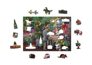 Medinė dėlionė su figūrėlėmis Wooden city Pasimatymas, 200 d. kaina ir informacija | Dėlionės (puzzle) | pigu.lt