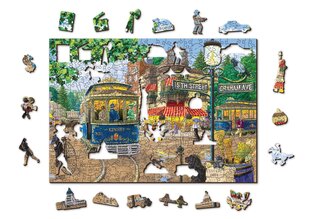 Medinė dėlionė Viktorijos laikų gatvės L, 400 d. kaina ir informacija | Dėlionės (puzzle) | pigu.lt