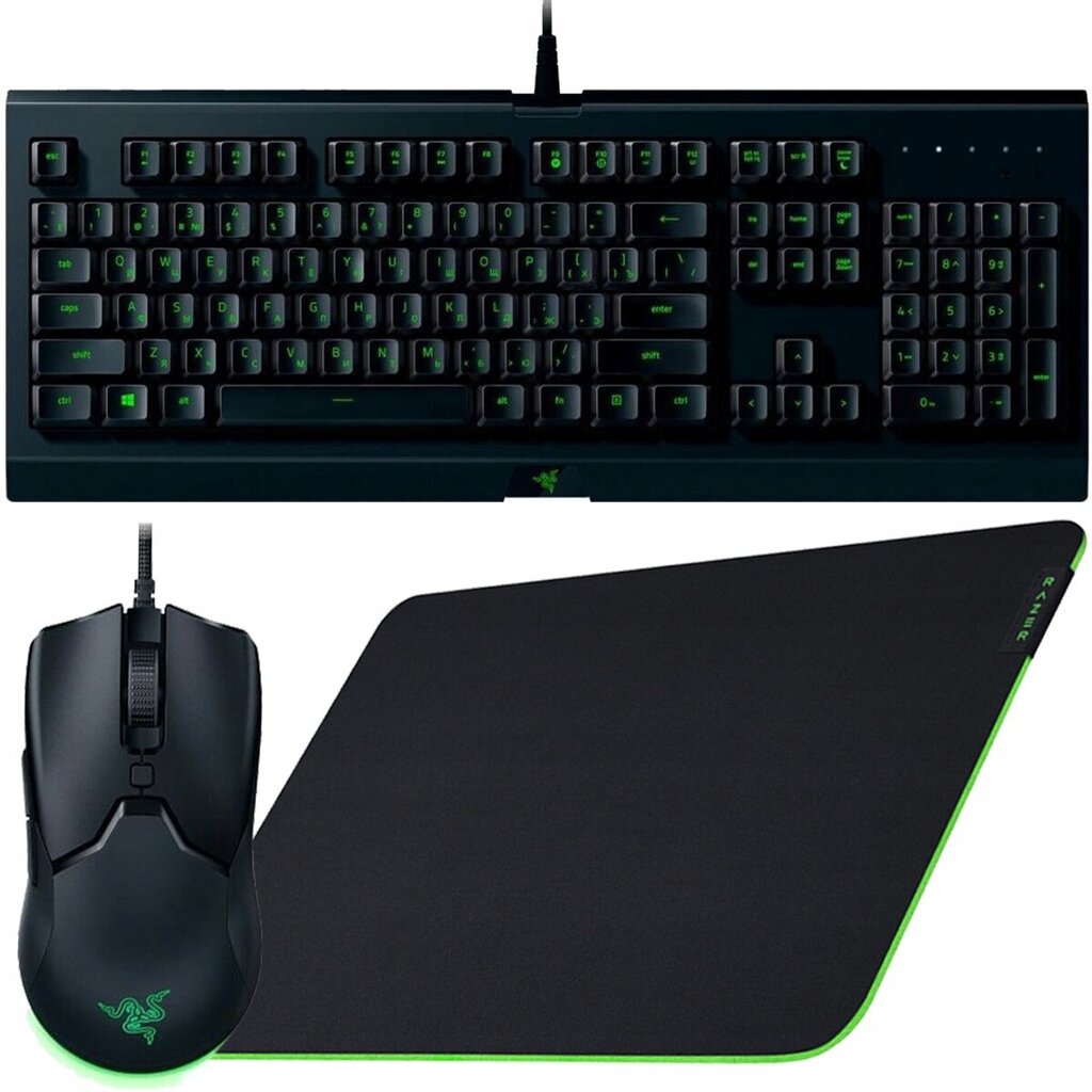 Razer Cynosa Lite, Viper Mini, Gigantu komiuterinių žaidimų rinkinys, 3 in 1 цена и информация | Pelės | pigu.lt