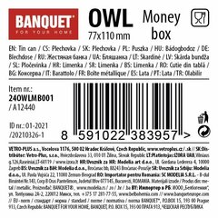 Taupyklė Banquet Owl, 1 vnt. kaina ir informacija | Originalios taupyklės | pigu.lt