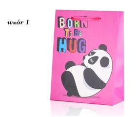 Dovanų maišelis Panda, 24x18 cm kaina ir informacija | Dovanų pakavimo priemonės | pigu.lt