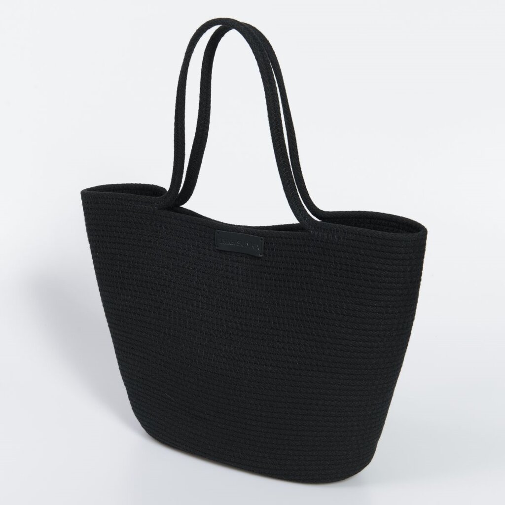 Krepšys juodas Textile-Contact kaina ir informacija | Moteriškos rankinės | pigu.lt