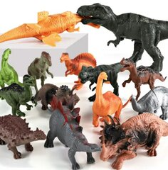 Dinozaurų rinkinys, 44d. цена и информация | Игрушки для мальчиков | pigu.lt