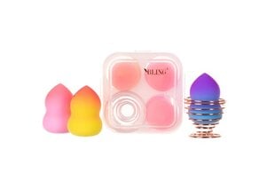 Makiažo kempinėlių rinkinys Bling Beauty Blender Box Ombre III Type, 4 vnt. kaina ir informacija | Makiažo šepetėliai, kempinėlės | pigu.lt