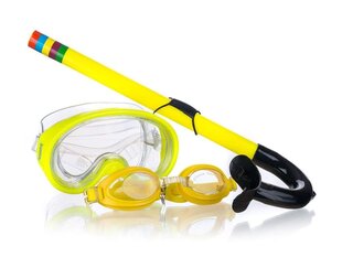 Nardymo įranga, geltonas цена и информация | Наборы для подводного плавания | pigu.lt