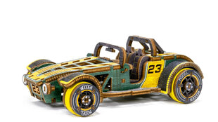 Medinis konstruktorius Wooden city Roadster Limited Edition, 115 d. kaina ir informacija | Konstruktoriai ir kaladėlės | pigu.lt