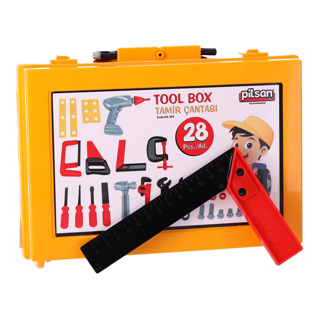 Žaislinių įrankių rinkinys Pilsan, 24 d. kaina ir informacija | Žaislai berniukams | pigu.lt