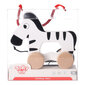 Traukiamas medinis žaislas Toooky Toy, zebra цена и информация | Žaislai kūdikiams | pigu.lt