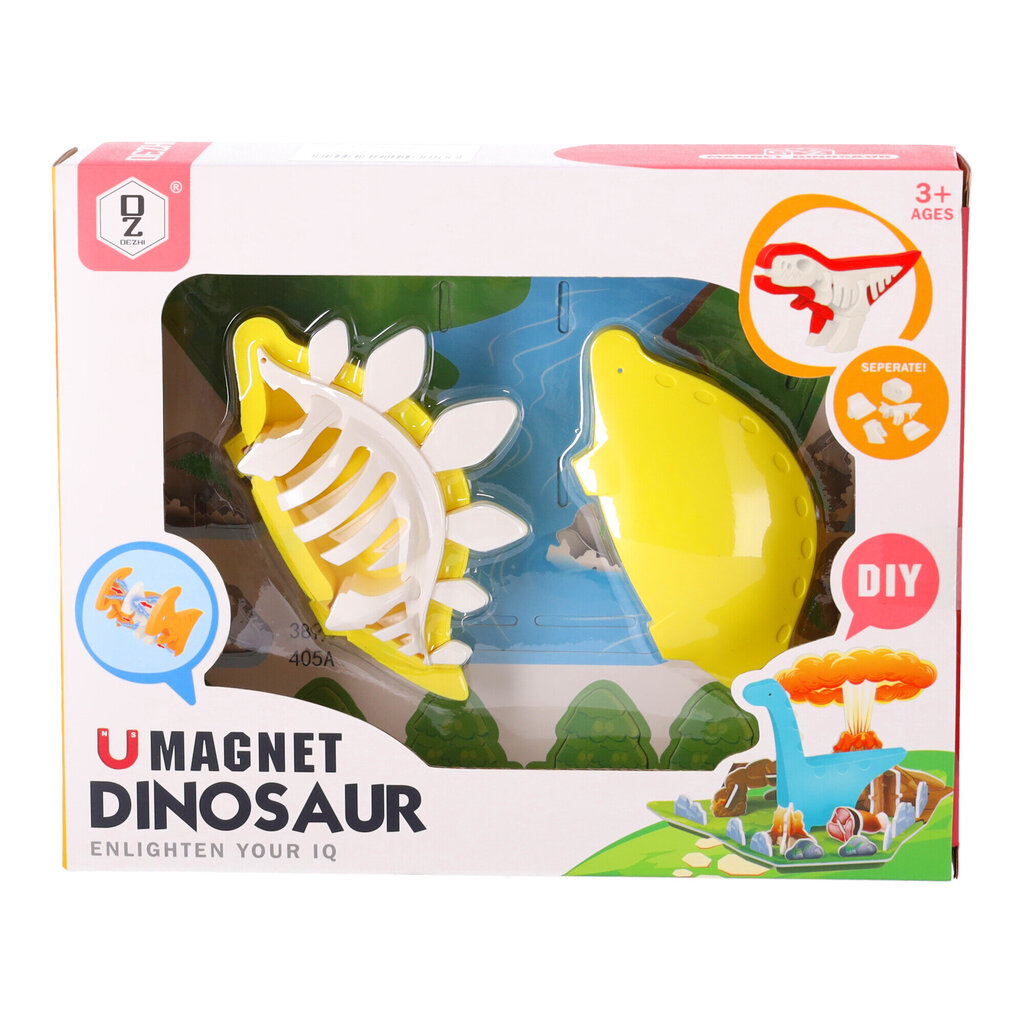 Edukacinis žaislas Magnetinis dinozauro skeletas цена и информация | Žaislai berniukams | pigu.lt