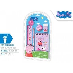 Kanceliarijos priemonių rinkinys Peppa Pig цена и информация | Kanceliarinės prekės | pigu.lt