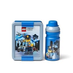 Набор для обеда «Lego» 40581734, Городская полиция, 2 предмета цена и информация | Посуда для хранения еды | pigu.lt