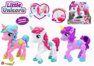 Žaislinis vienaragis Little Unicorn, su šviesa ir garsais kaina ir informacija | Žaislai mergaitėms | pigu.lt